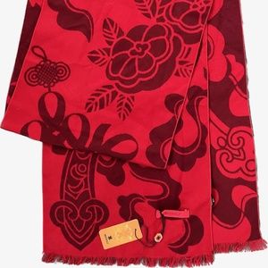 Red Wensli Accessories | Red Luxury Scarf